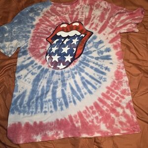 Title
Rolling Stones Tie Dye Tongue Logo Graphic Tee XXL